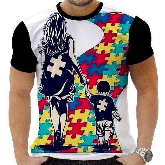 Imagem de Camiseta Estampada Sublimação TEA Inclusão Amor Espectro Autista Autismo 12
