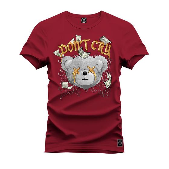 Imagem de Camiseta Estampada Tamanho Grande Plus Size Urso Ponty Cry