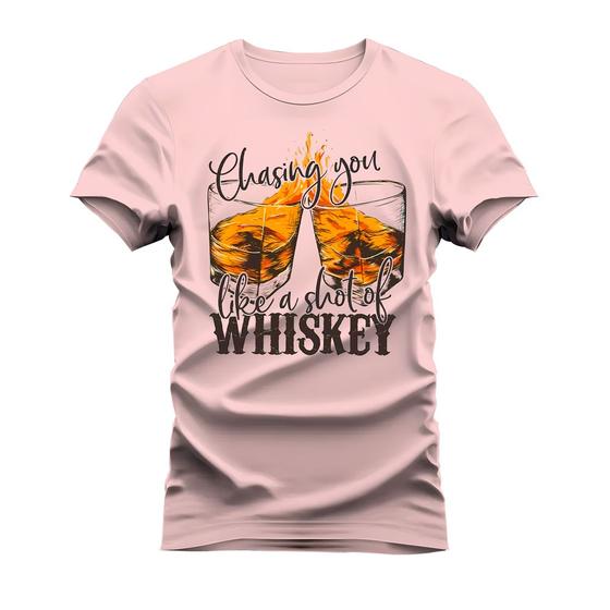 Imagem de Camiseta Estampada Unissex Algodão Confortável Like a Shot