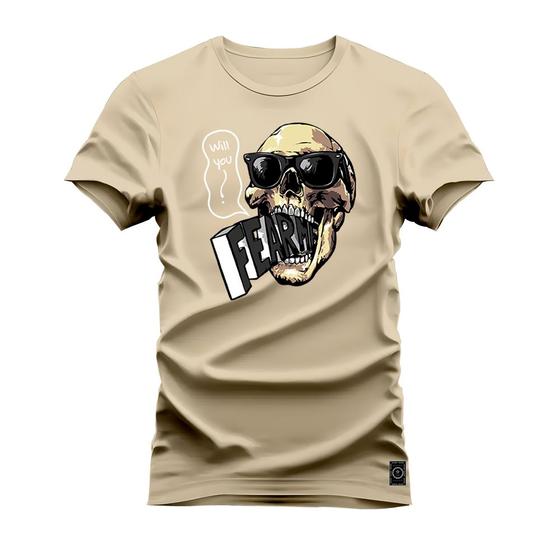 Imagem de Camiseta Estampada Unissex Macia Confortável Premium Caveira Every 