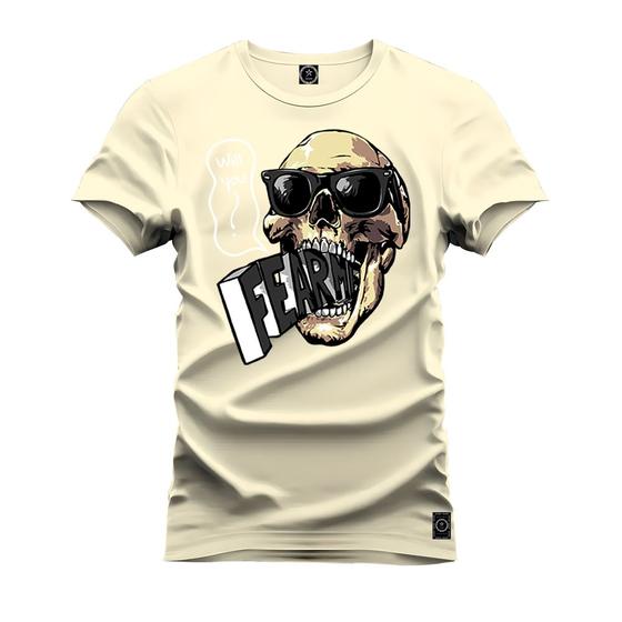 Imagem de Camiseta Estampada Unissex Macia Confortável Premium Caveira Every 