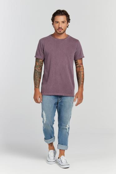 Imagem de Camiseta Estonada Roxo Liso