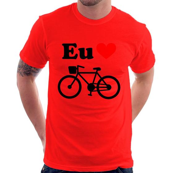 Imagem de Camiseta Eu Amo Bicicleta - Foca na Moda