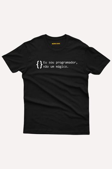 Imagem de Camiseta Eu Sou Um Programador, Não um Mágico