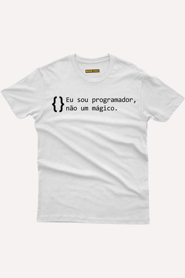 Imagem de Camiseta Eu Sou Um Programador, Não um Mágico