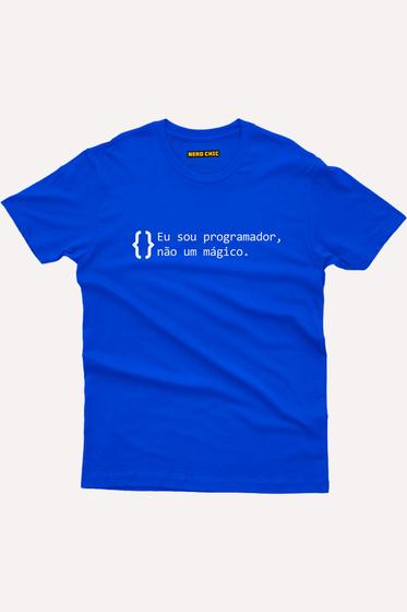 Imagem de Camiseta Eu Sou Um Programador, Não um Mágico