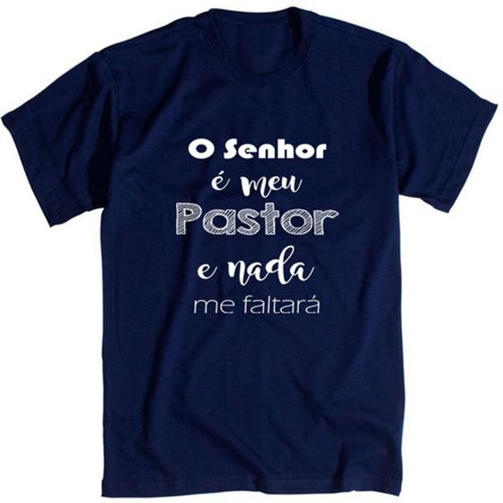 Imagem de Camiseta Evangélica / Catolica Salmo 23 Estampada 100% Algodão