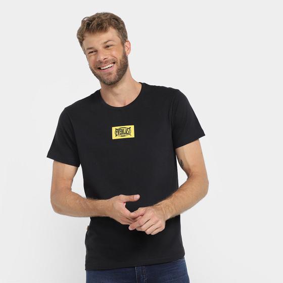 Camiseta Everlast Patch Masculina Menor preço em Camiseta Everlast Patch Masculina