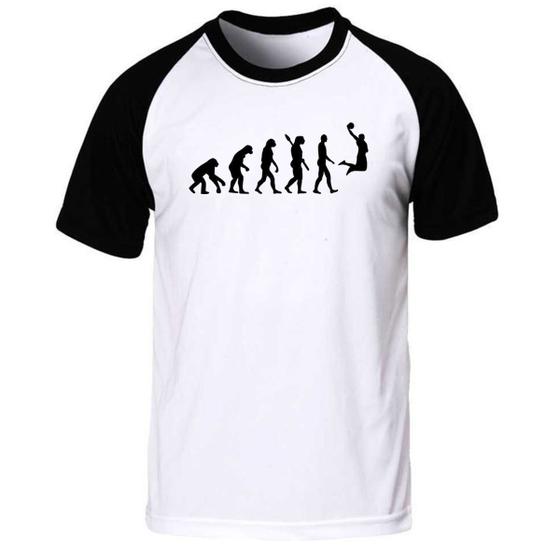 Imagem de Camiseta evolução basquete basket presente divertido