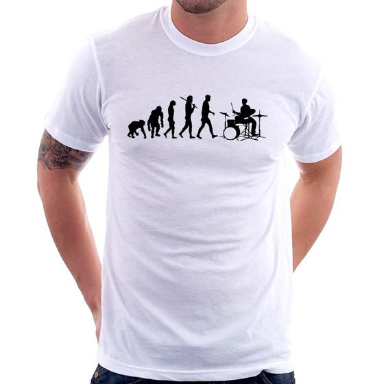Imagem de Camiseta Evolução do Baterista - Foca na Moda