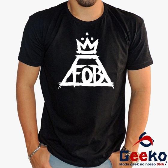 Imagem de Camiseta Fall Out Boy 100% Algodão FOB Rock Geeko