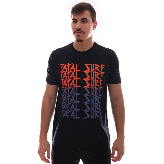 Camiseta Fatal F Surf Preto Menor preço em Camiseta Fatal F Surf Preto