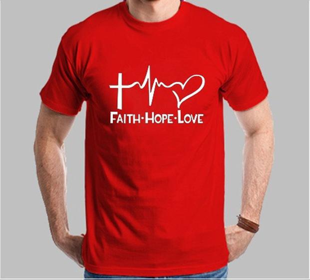 Imagem de Camiseta Fé, Esperança E Amor