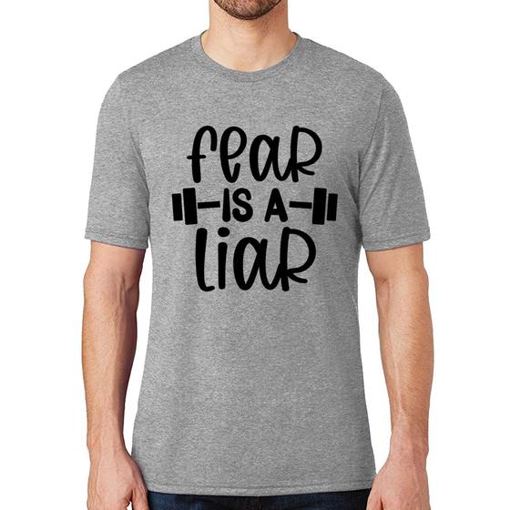 Imagem de Camiseta Fear Is A Liar - Foca na Moda