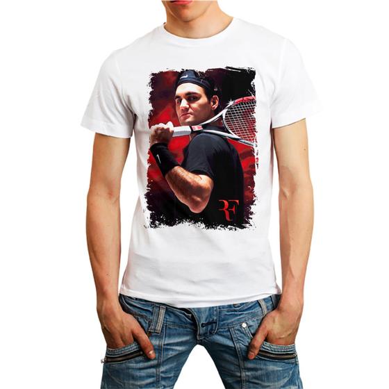 Imagem de  Camiseta Federer Masculina Tamanho GG