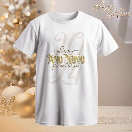 Imagem de Camiseta feliz ano novo blusa reveillon camisa reveion