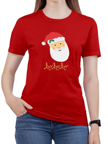 Imagem de Camiseta Feliz Natal 100% Algodão Tshirt Feminina Barato E4 Camiseta Cristã 100% Algodão T-shirt Feminina Gospel Exodo