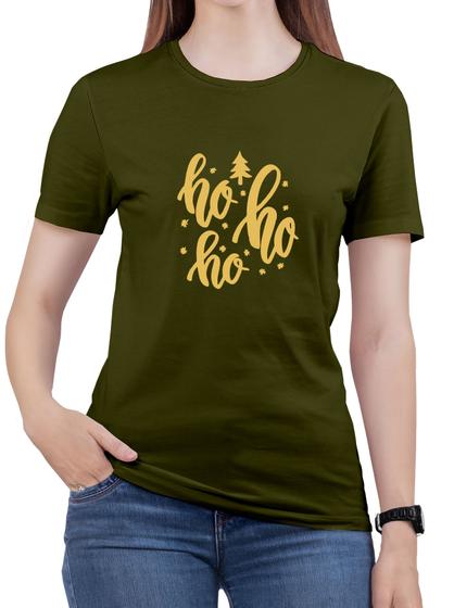 Imagem de Camiseta Feliz Natal 100% Algodão Tshirt Feminina Papai Noel Camiseta Cristã 100% Algodão T-shirt Feminina Gospel Exodo