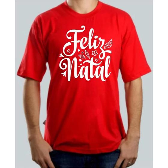 Imagem de Camiseta Feliz Natal Camisa Blusa