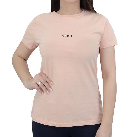 Imagem de Camiseta Feminina Aeropostale MC Silkada Rose Claro - 989018