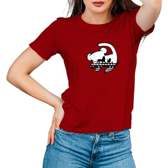 Imagem de Camiseta Feminina Algodão Estampa Sem Problema