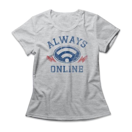 Imagem de Camiseta Feminina Always Online