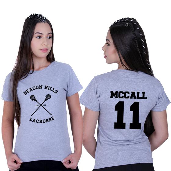 Imagem de Camiseta Feminina Baby Look Algodão Série Teen Wolf Scott McCall 11 Lacrosse