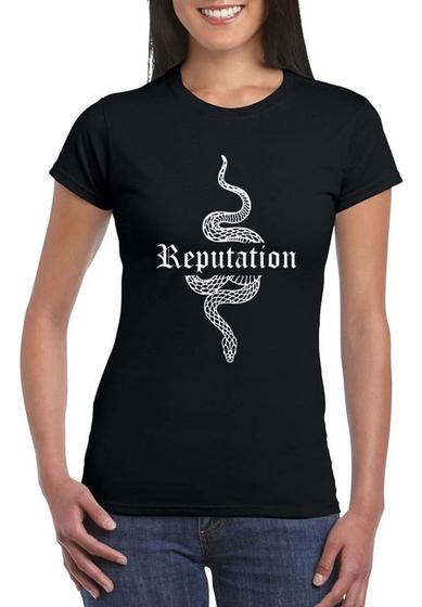 Imagem de Camiseta Feminina Baby Look Reputation Taylor Swift Cobra