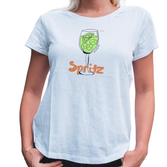 Imagem de Camiseta feminina baby look Spritz manga curta Exclusivo