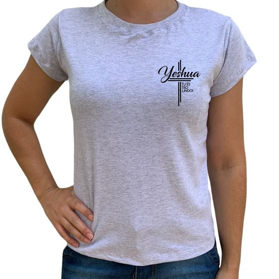 Imagem de Camiseta feminina baby look yeshua