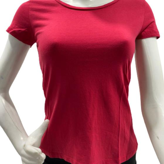 Imagem de Camiseta Feminina Básica Marisa Vermelha