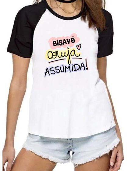 Imagem de Camiseta feminina bisavó coruja assumida camisa blusa bisa