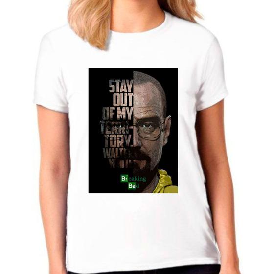 Imagem de Camiseta Feminina Branca Breaking Bad 05