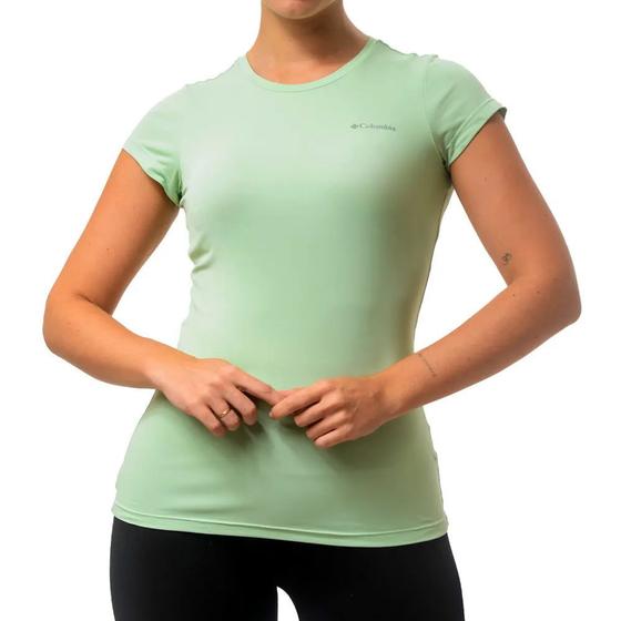 Imagem de Camiseta Feminina Columbia MC Neblina Verde Sage Leaf - 3204