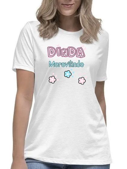 Imagem de Camiseta feminina dinda maravilinda blusa madrinha presente