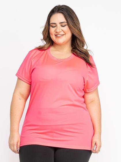 Imagem de Camiseta Feminina Dry Fit Plus Size