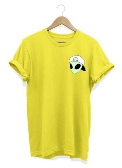 Imagem de Camiseta Feminina Et Alien Espelhado Baby Look 100% Algodão