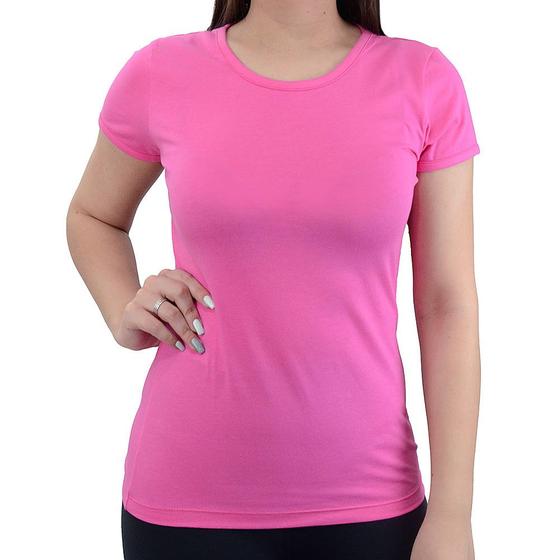 Imagem de Camiseta Feminina Gatos e Atos Cotton Comfort Rosa - 9503