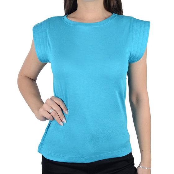 Imagem de Camiseta Feminina Giraffe Muscle Azul - 62388