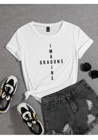 Imagem de Camiseta Feminina Imagine Dragons - Baby Look