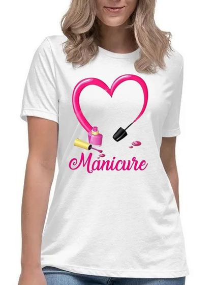 Imagem de Camiseta feminina manicure camisa profissão beleza