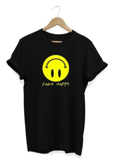 Imagem de Camiseta Feminina Paramore I Fake Happy - Baby Look