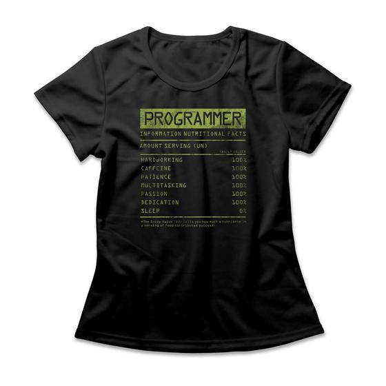 Imagem de Camiseta Feminina Programmer Facts
