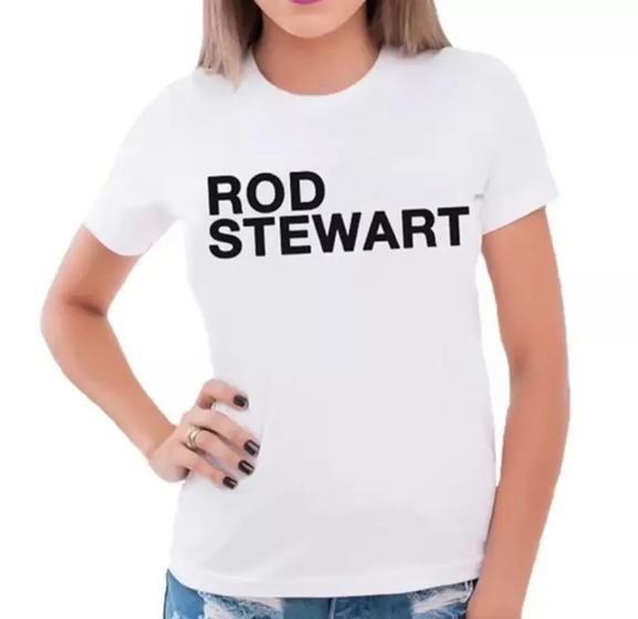 Imagem de Camiseta Feminina Rod Stewart Camisa BabyLook Novidade!