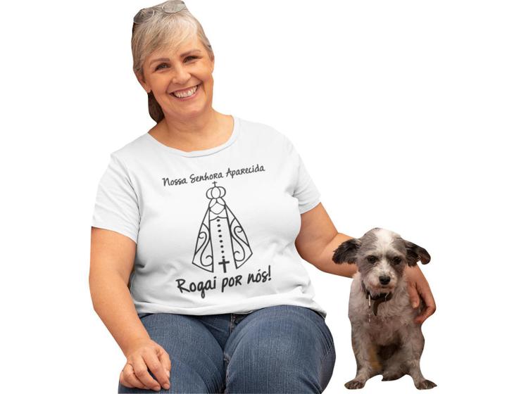 Imagem de Camiseta Feminina Romaria Nossa Senhora Aparecida Branca