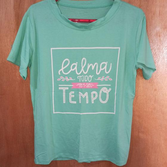 Imagem de Camiseta Feminina T-shirt Babylook Tamanho Único (veste P ao G) - Copacabana