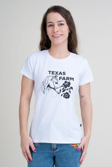 Imagem de Camiseta Feminina Texas Farm - Cf237 - Branco