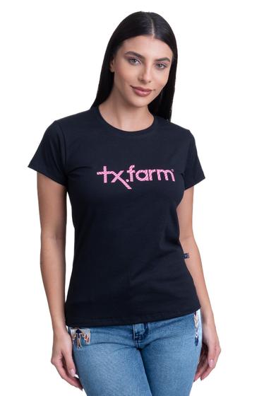 Imagem de Camiseta Feminina Texas Farm - Cf290 - Preto