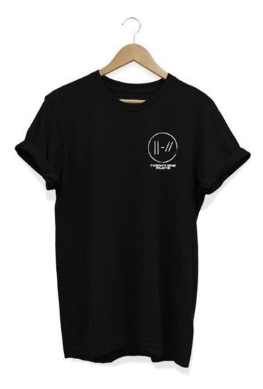 Imagem de Camiseta Feminina Twenty One Pilots Lançamento - Baby Look