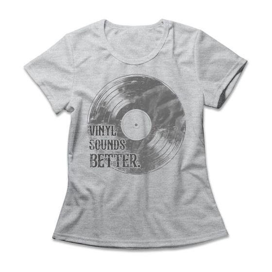 Imagem de Camiseta Feminina Vinyl Sounds Better